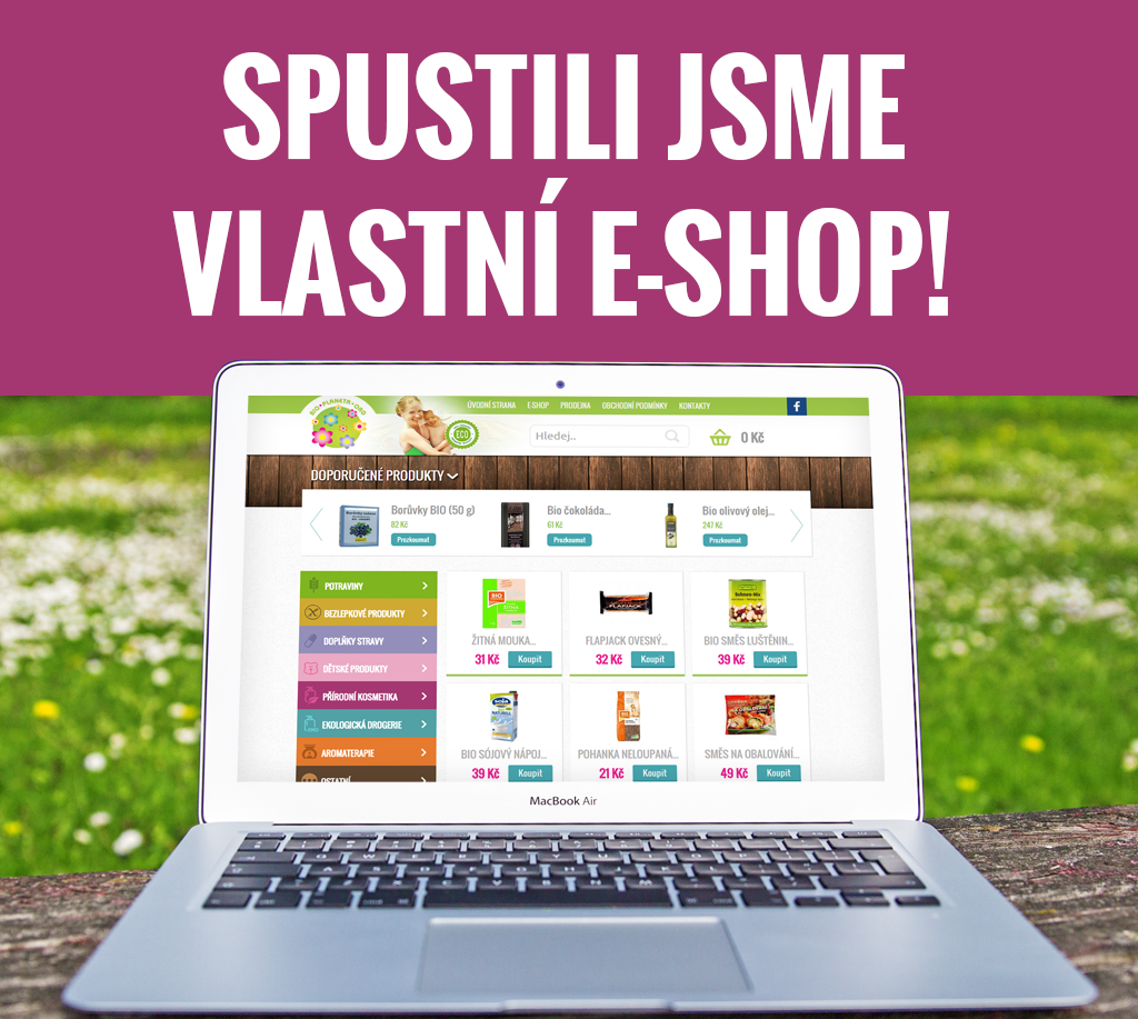 Spustili jsme slíbený e-shop. Konečně.